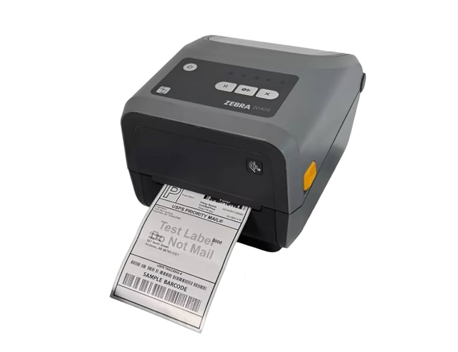 Zebra ZD420 300 DPI 4 IPS Desktop Thermal Transfer Barcode Label Printer