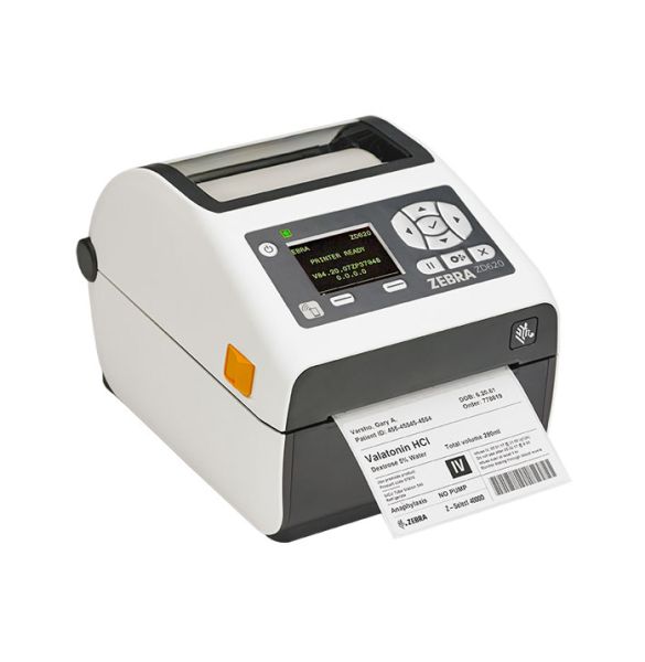 Zebra ZD620 203 DPI BT Wi-Fi USB Net RS-232 Healthcare Thermal Printer