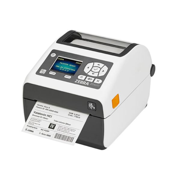 Zebra ZD620 203 DPI Bluetooth USB Net Healthcare Direct Thermal Printer