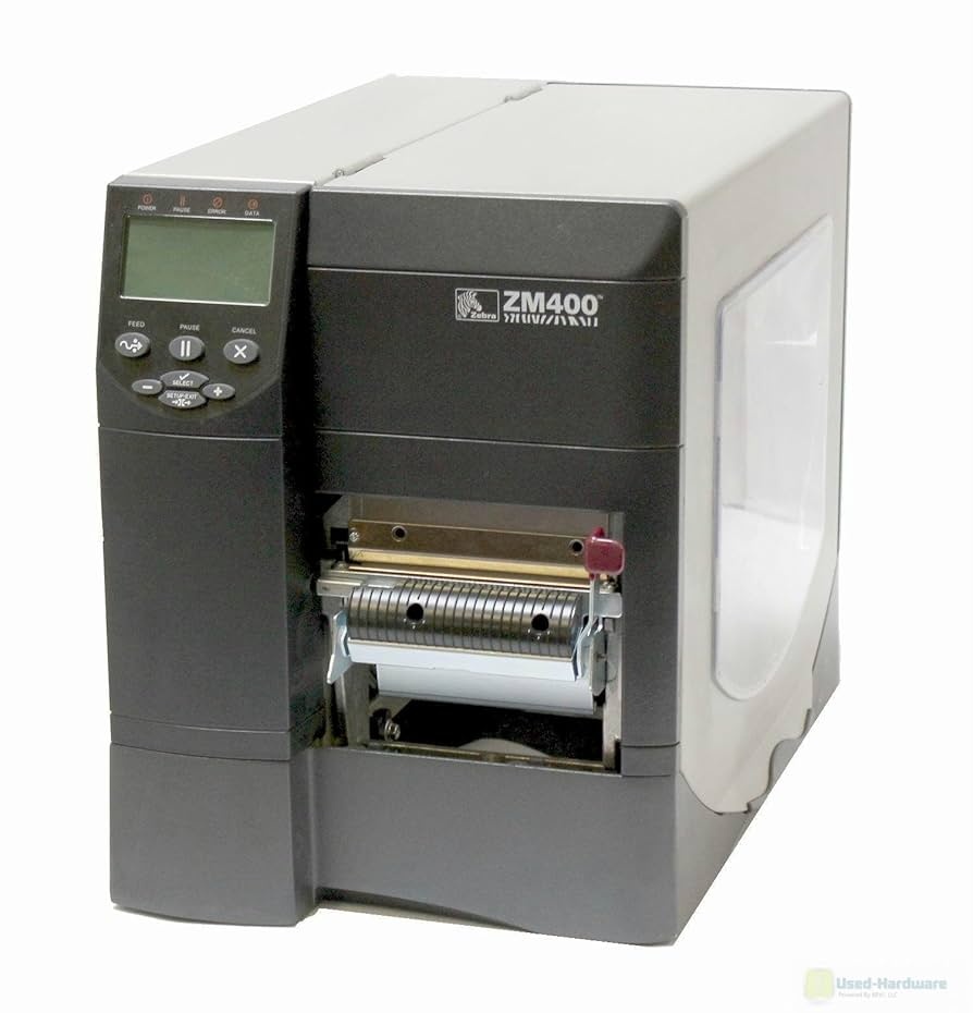 Zebra ZM400 203 DPI USB Serial Industrial Thermal Transfer Label Printer