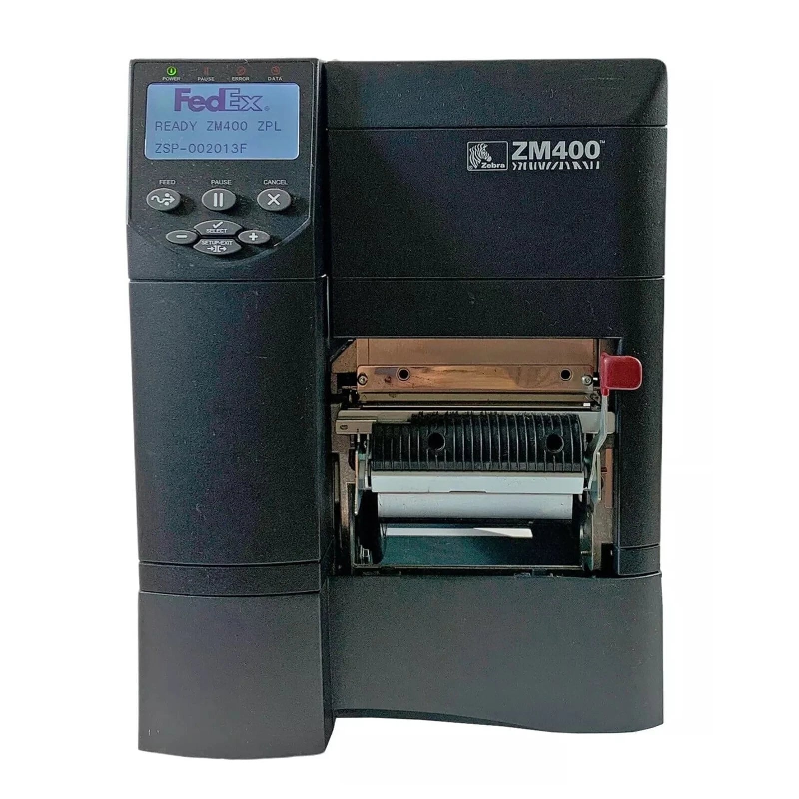 Zebra ZM400 203 DPI USB Peel Rewind Industrial Direct Thermal Label Printer