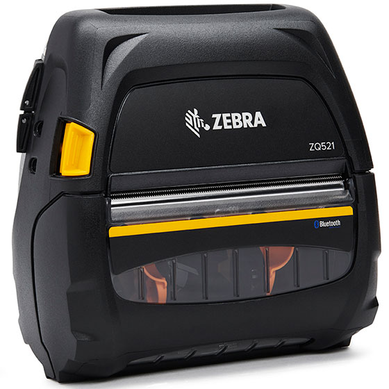 Zebra ZQ521 Rugged 203 DPI Wi-Fi Bluetooth Mobile Direct Thermal Printer
