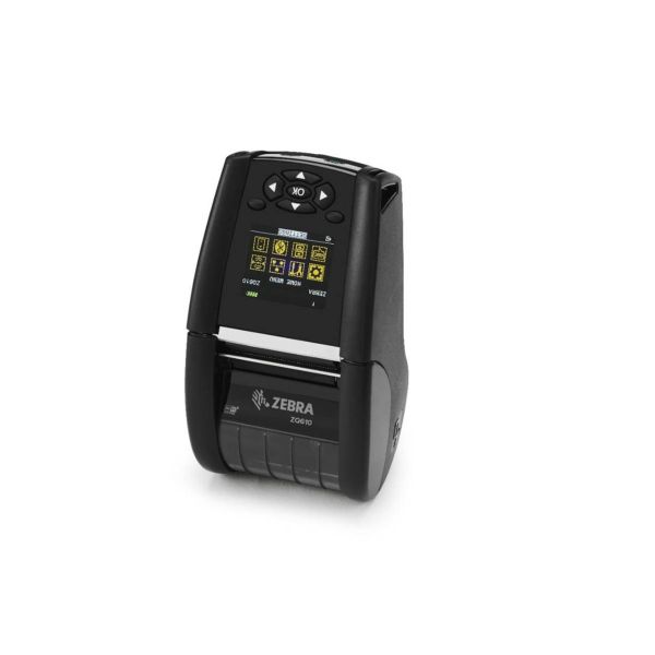 Zebra ZQ610 203 DPI BT Wi-Fi Portable Mobile Direct Thermal Barcode Printer