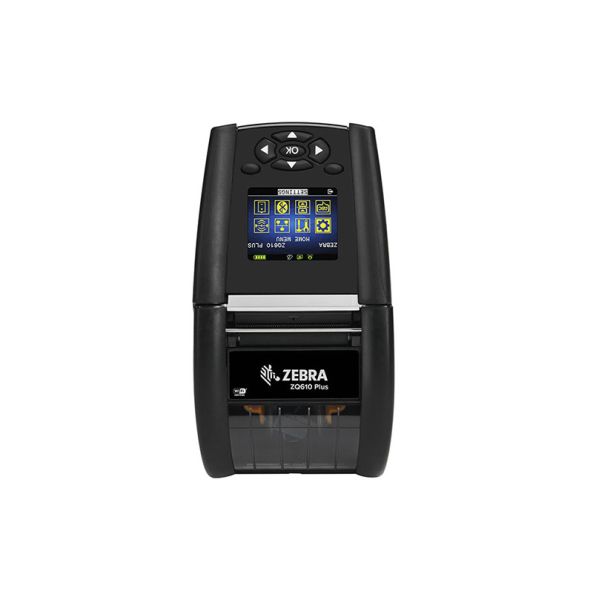 Zebra ZQ610 Plus 203 DPI BT Wi-Fi LCD Mobile Direct Thermal Label Printer