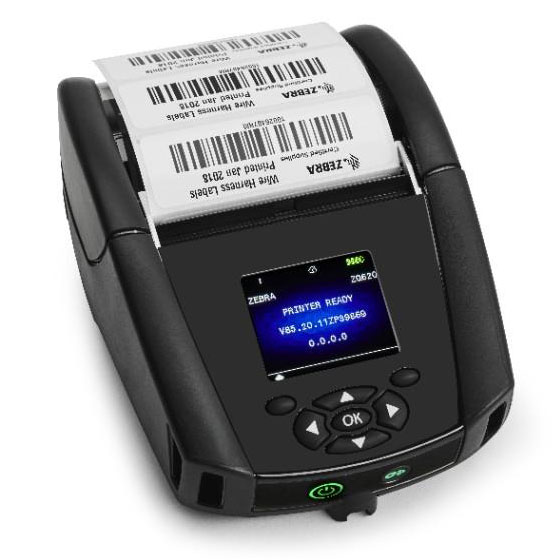 Zebra ZQ620 203 DPI 4.5 IPS USB 2 Portable Mobile Barcode Printer