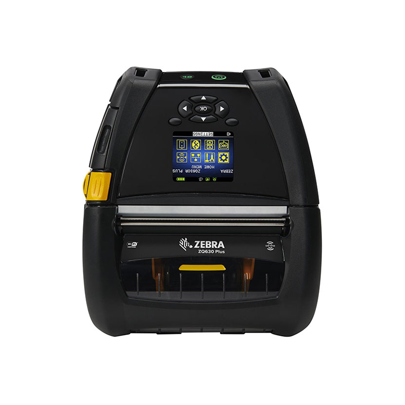Zebra ZQ630 BT Wi-Fi Linered Platen Portable Mobile Direct Thermal Printer
