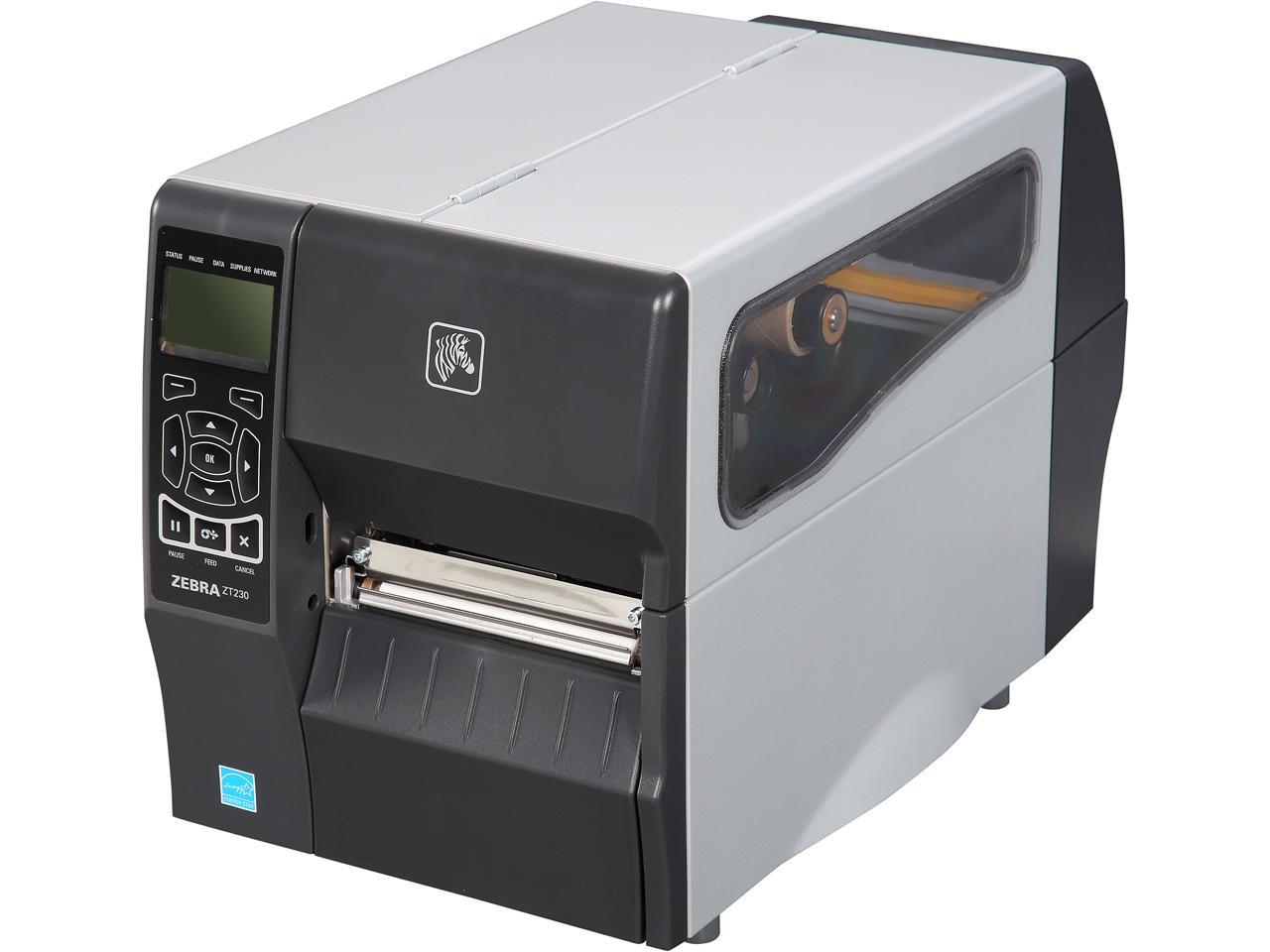 Zebra ZT230 USB Net Serial Industrial Thermal Transfer Barcode Printer