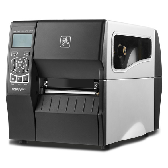Zebra ZT230 300 DPI USB Serial LCD Industrial Thermal Transfer Printer