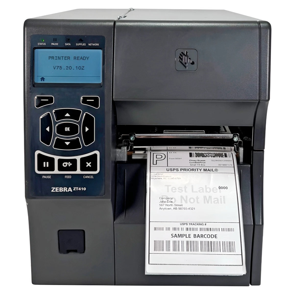 Zebra ZT410 203 DPI USB Serial Industrial Thermal Transfer Label Printer
