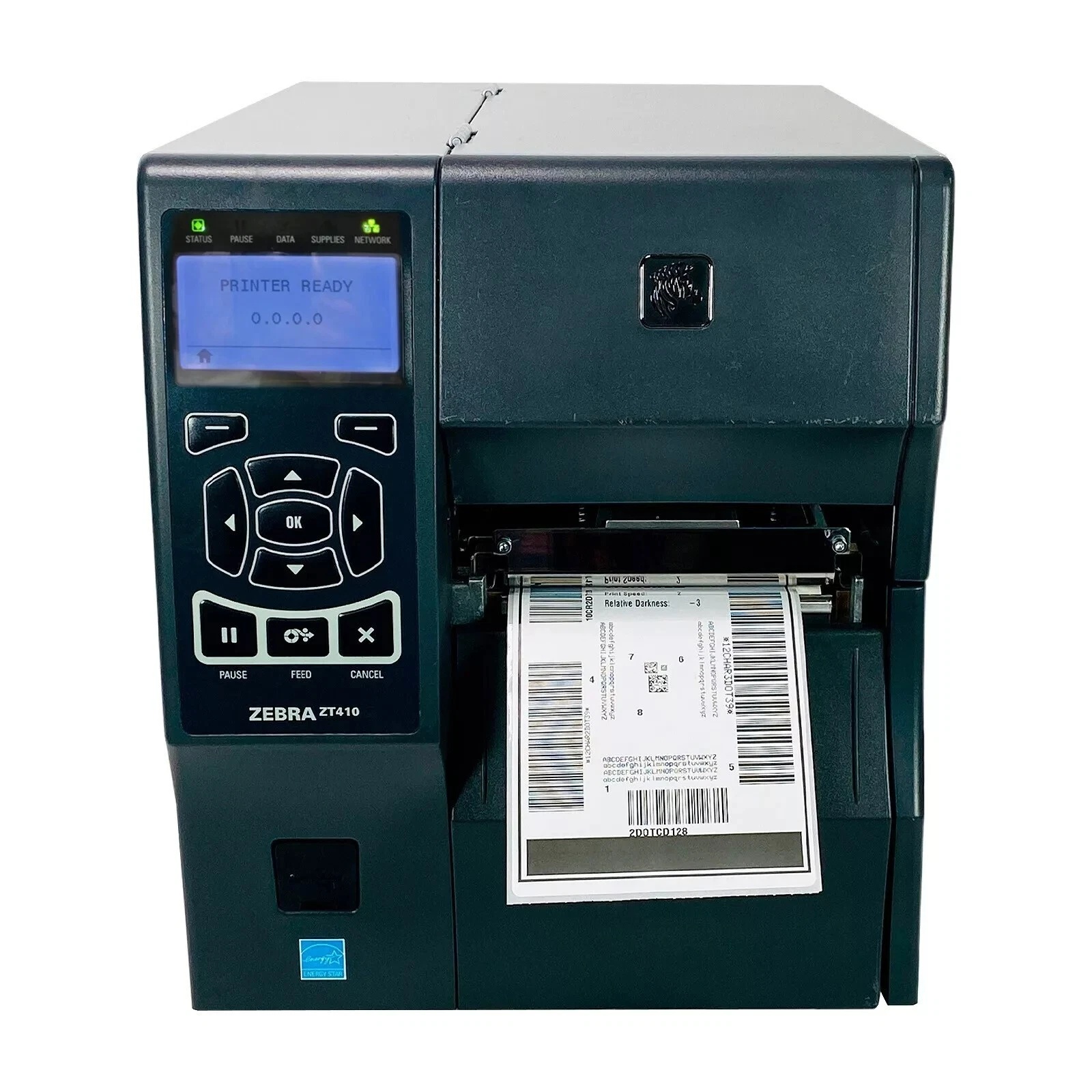 Zebra ZT410 203 DPI Net USB Industrial Thermal Transfer Barcode Printer