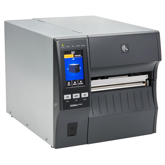 Zebra ZT421 203 DPI BT USB Net Serial Industrial Thermal Transfer Printer