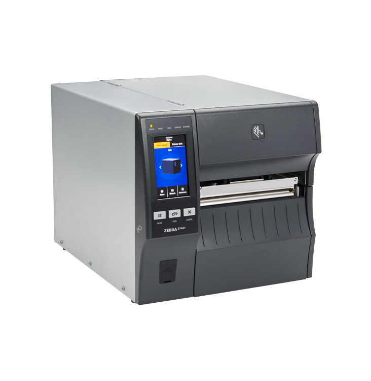Zebra ZT421 300 DPI BT USB Net Serial Industrial Thermal Transfer Printer
