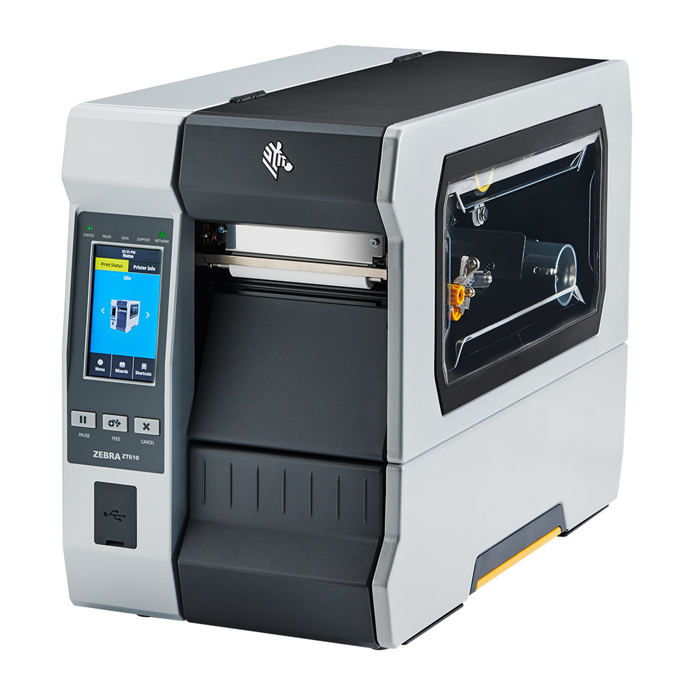 Zebra ZT610 600 DPI BT USB Net Touch RFID Barcode Printer