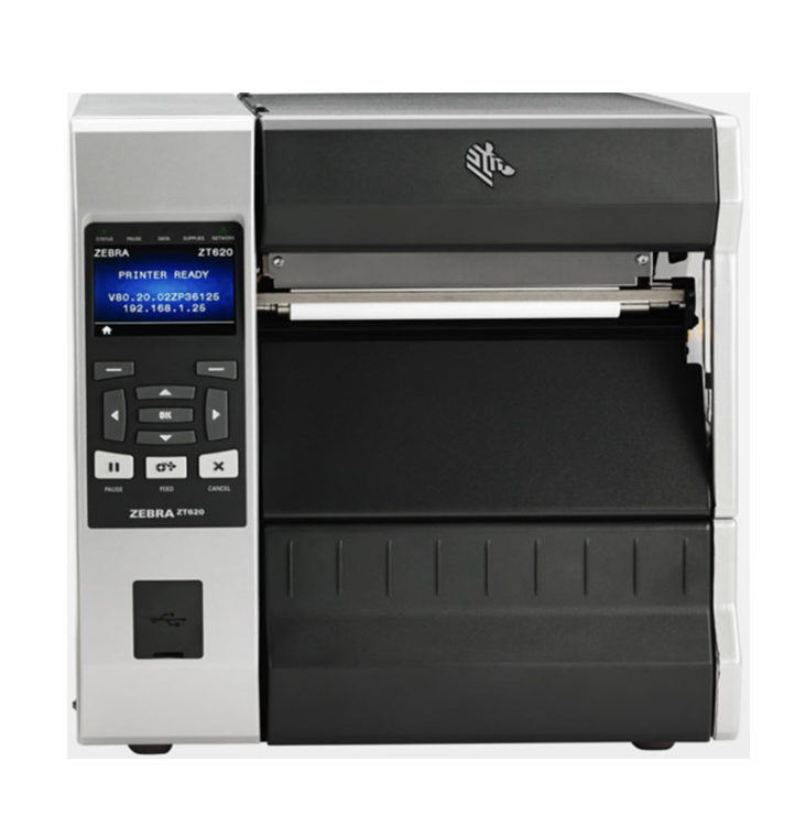 Zebra ZT620 203 DPI BT USB Net Serial Industrial Thermal Transfer Printer