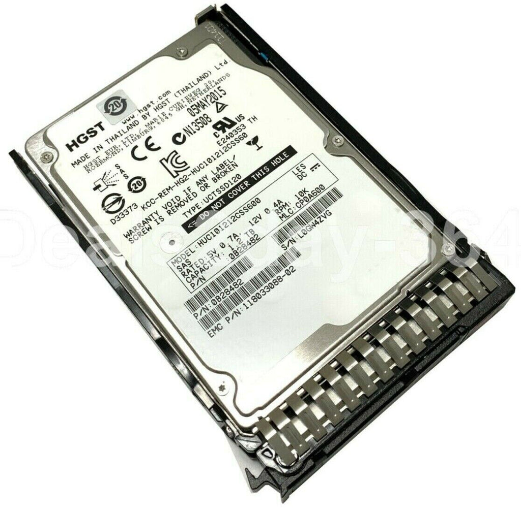 0B28482 Hitachi Ultrastar C10K1200 1.2TB 10K RPM 64MB SAS 2.5" HDD