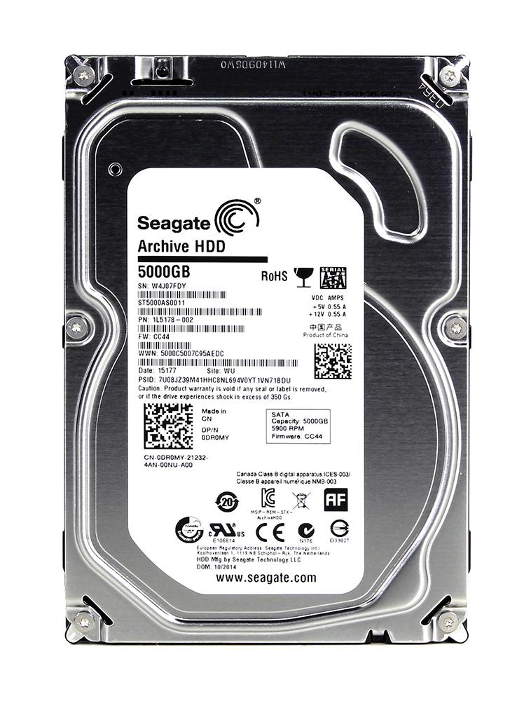 ST5000AS0011 Seagate Archive 5TB 5900RPM 128MB SATA 3.5" HDD