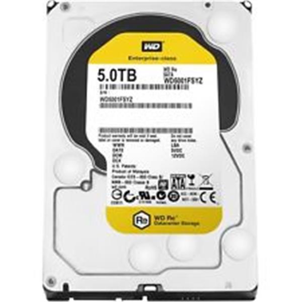 WD5001FYYZ WD Re 5TB 7200RPM 128MB SATA 6Gbps 3.5-inch Hard Drive